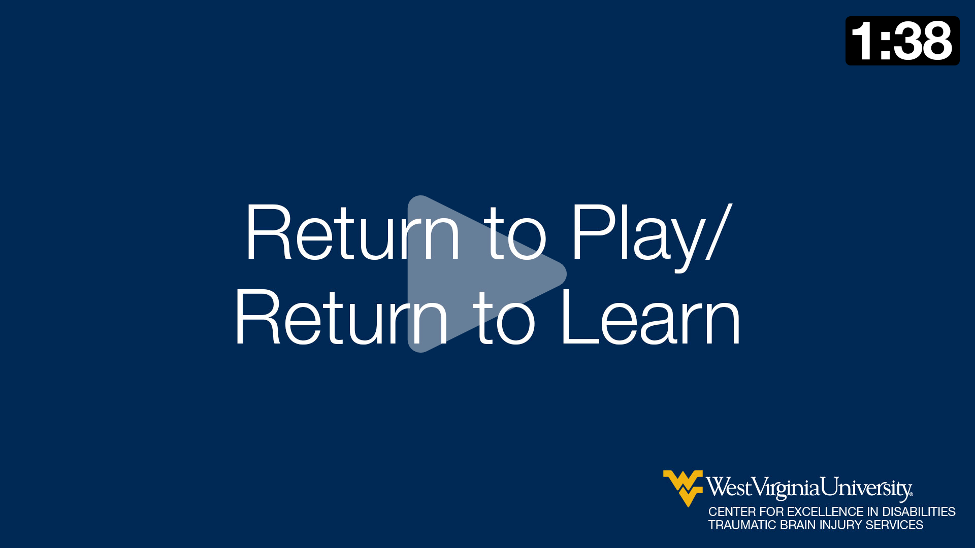 Nick Davidson talks about return to play/return to learn.